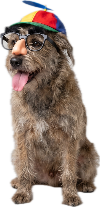 Hond bij gekke hondennamen